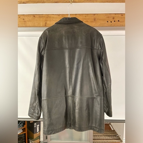 DANIER Genuine Leather Jacket in Black - Picture 2 of 9